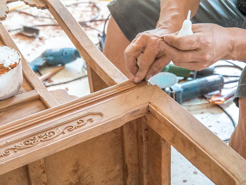 玉田旧家具翻新改色怎么做