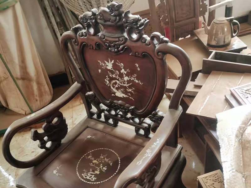 玉田旧红木家具维修